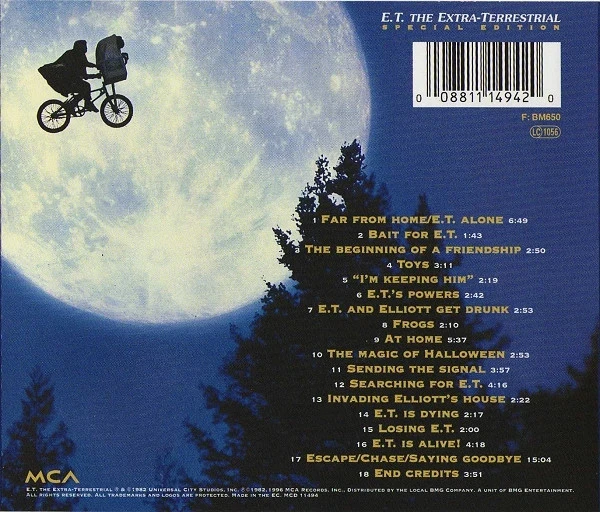 CD John Williams “E.T. The Extra-Terrestrial (Special Edition)” – photo 2